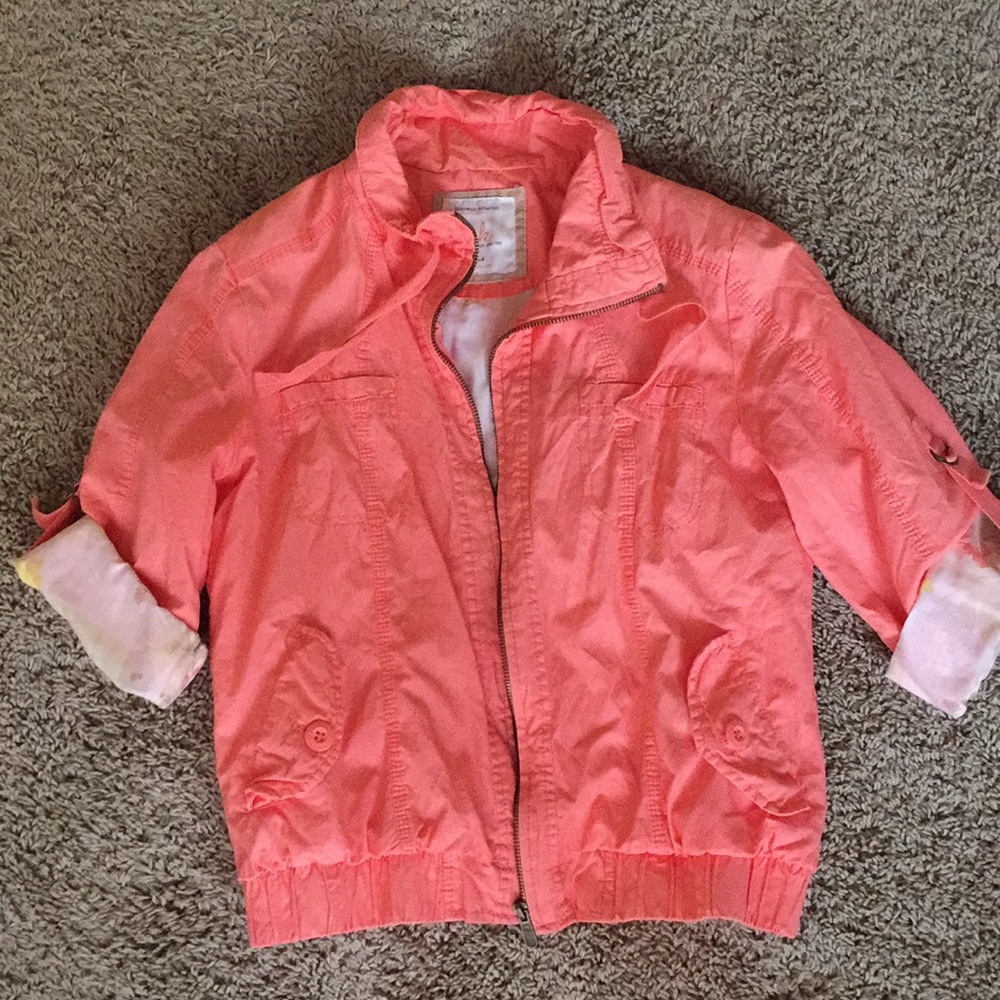 Bershka Orange Zip-up